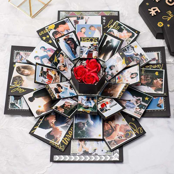 Explosion Gift Box Diy Photo Album Surprise Exploding Love Memory