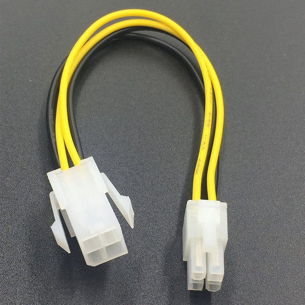 4Pin Male To Female Pc Cpu Power Supply Extension Cable Cord Connector Adapter