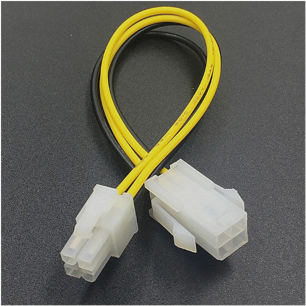 4Pin Male To Female Pc Cpu Power Supply Extension Cable Cord Connector Adapter