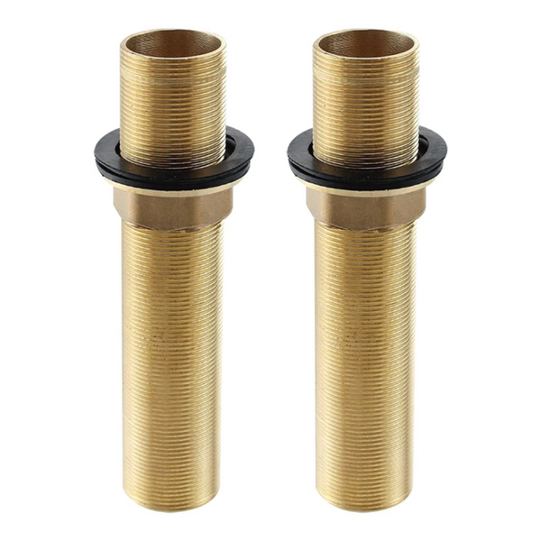 Extension Threaded Pipe 2 Pieces M32 X 150Mm Fasteners Connecting Rod Gold Copper For Tap Installation Accessories Other Pump Parts & Accessories