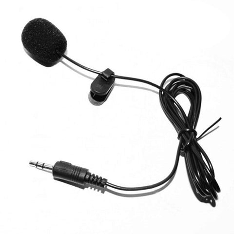 External Clip On Lapel Lavalier Microphone 3.5Mm Jack Handsfree Wired Condenser Mini Plug In Microphones
