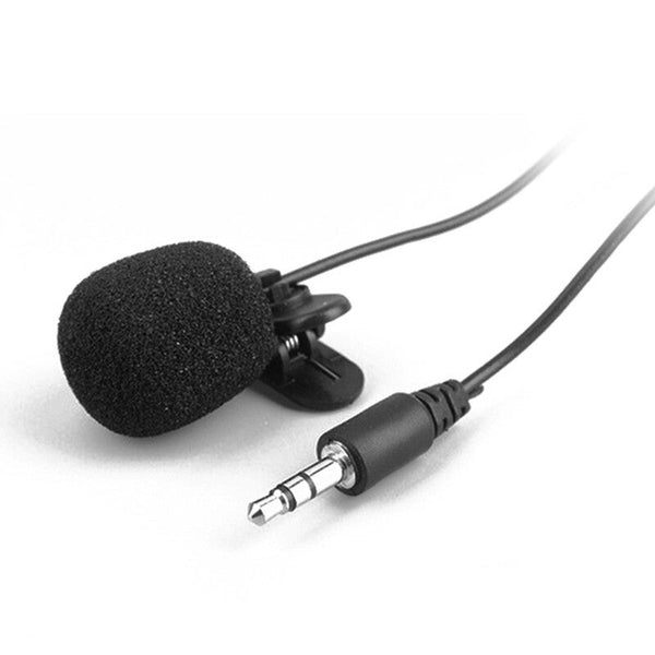 External Clip On Lapel Lavalier Microphone 3.5Mm Jack Handsfree Wired Condenser Mini Plug In Microphones
