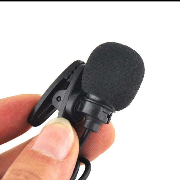 External Clip On Lapel Lavalier Microphone 3.5Mm Jack Handsfree Wired Condenser Mini Plug In Microphones