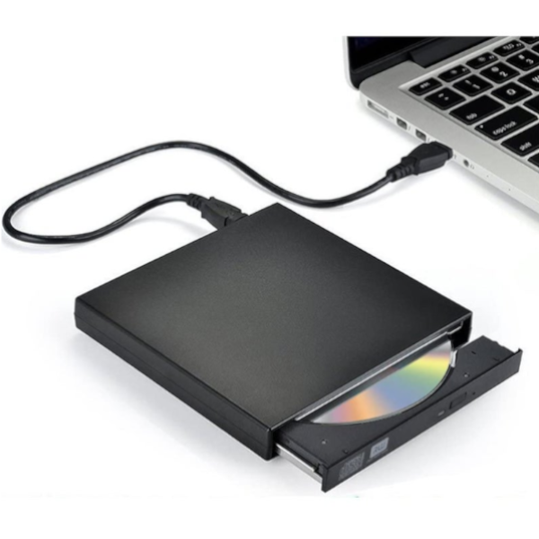 External Cd Dvd Drives Blingco Usb 2.0 Ultra Thin Retractable Rw Burner Writing Player Applicable To Laptop Desktop Computer Black