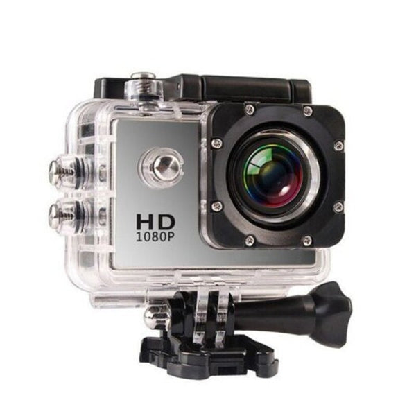 Extreme Sports Camera Hd2inch 1080P Diving 30M Waterproof Dv Light Gray Other Cameras Accessories