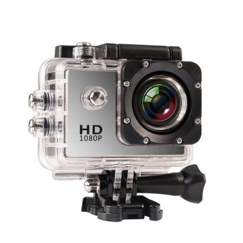 Extreme Sports Camera Hd2inch 1080P Diving 30M Waterproof Dv Light Gray Other Cameras Accessories