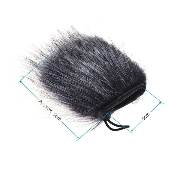 Ey M24 Furry Outdoor Microphone Windscreen Artificial Muff Cover Microphones