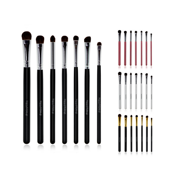 7Pcs Set Happy Makeup Pure Eye Shadow Brush Brushes