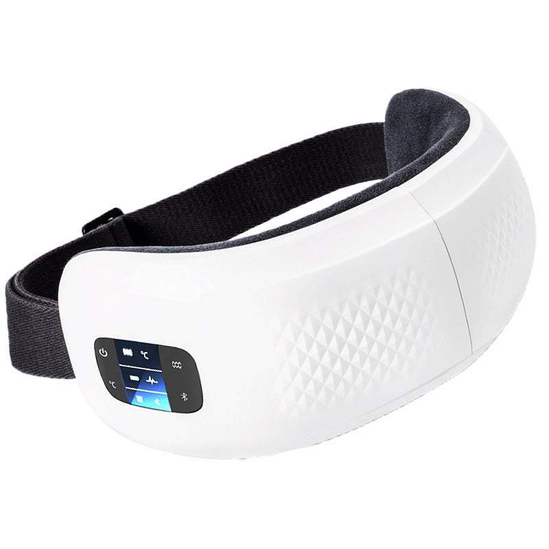 Eye Masks Massager Rechargeable Wireless Digital Temple With Heating Air Pressure Point Vibration Music For Care Dry Massagers