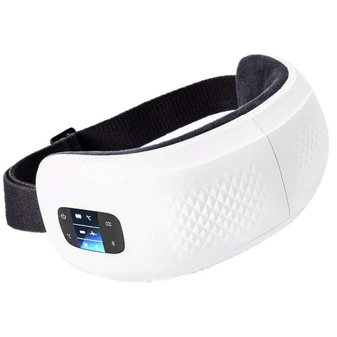 Eye Masks Massager Rechargeable Wireless Digital Temple With Heating Air Pressure Point Vibration Music For Care Dry Massagers