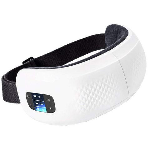 Eye Masks Massager Rechargeable Wireless Digital Temple With Heating Air Pressure Point Vibration And Music For Care Health Dry