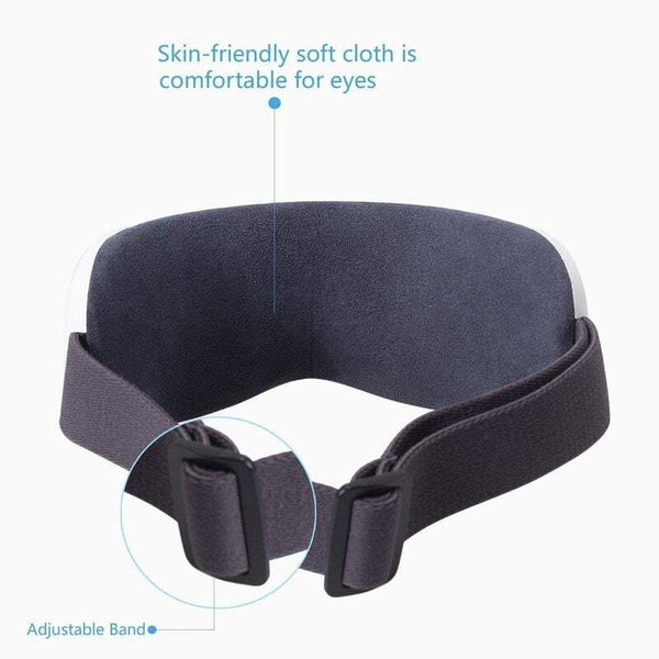 Eye Masks Massager Rechargeable Wireless Digital Temple With Heating Air Pressure Point Vibration Music For Care Dry Massagers