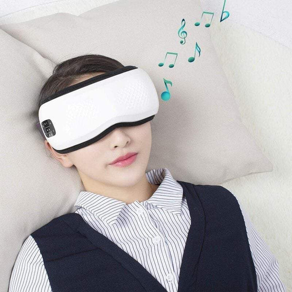 Eye Masks Massager Rechargeable Wireless Digital Temple With Heating Air Pressure Point Vibration Music For Care Dry Massagers
