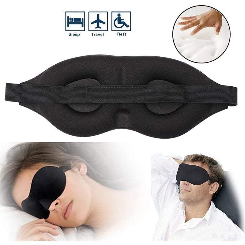Sleep Cover For Sleeping 3D Comfortable Memory Cotton Travel Men's Women's Healthy Camping Shadow Eye Masks