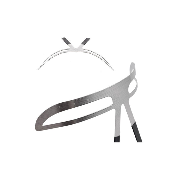 Eyebrow Ruler Permanent Tattoo Makeup Stencil Shaper Extension Kit For Beginners Press On Tattoos