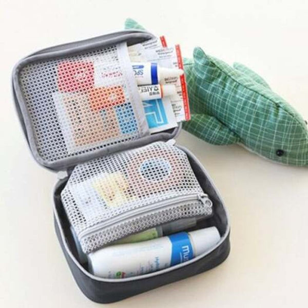 F 2016 05 26 Portable Medical Kit Storage Bag For Travelling Business Trip Pink Kits & Bags