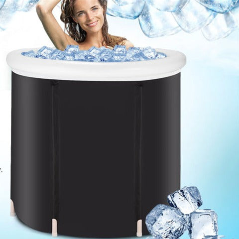Ice Baths Inflatable Air Ring Pvc Tub Holder Foldable Ice Buckets