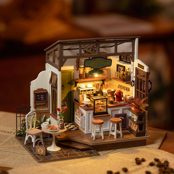 Rolife No.17 Cafe Miniature House Kit Dg162 3D Building Toys Gifts Puzzles