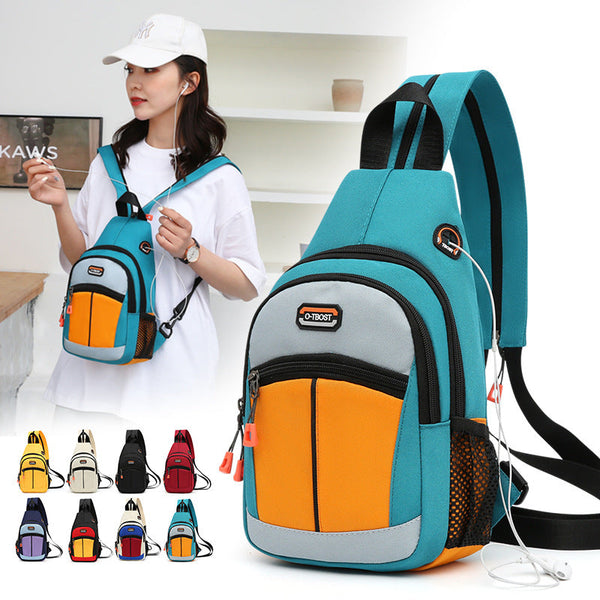 Women Sport Bags Multifunctional Backpack Shoulder With Usb Design Gym Bags