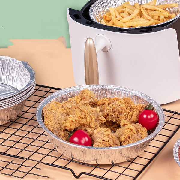 Non Stick Aluminum Foil Liners Air Fryer Disposable Oil Proof Steaming Basket Drip Pan Tray Air Fryer Accessories