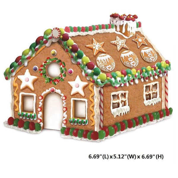 10Pcs 3D Gingerbread House Stainless Steel Christmas Cookie Cutters Set
