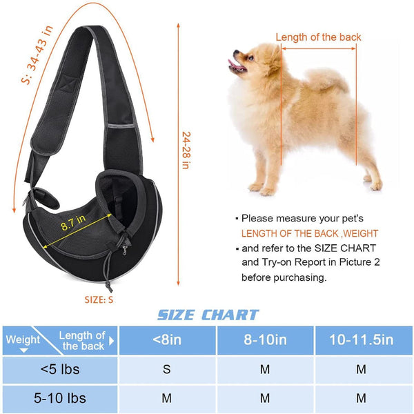 Carrying Pets Bag For Dogs And Cats Portable Crossbody Outdoor Use Pet Transport