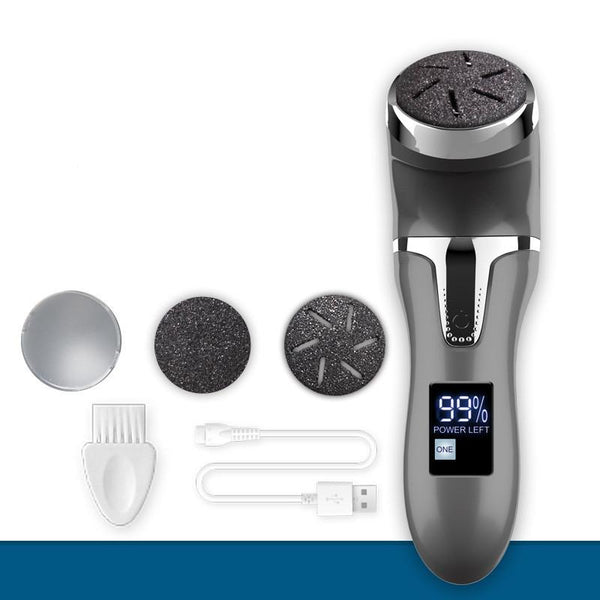 Usb Rechargeable Lcd Digital Display Foot Scrubber Callus Remover