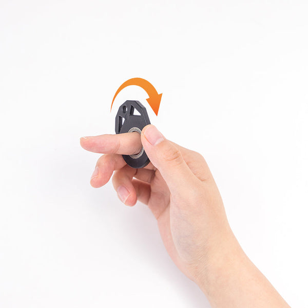 3Pcs Stress Relief Keychain Finger Fidget Spinner