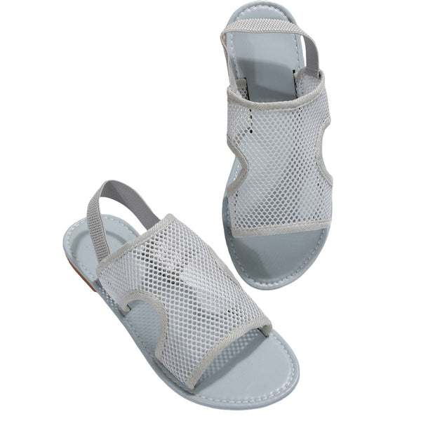 New Mesh Sandals Summer Casual Breathable Flat Shoes For Women And Men Beach Flats