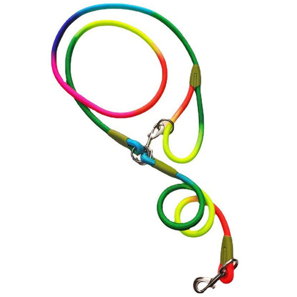 Multifunctional Hands Free Nylon Reflective Dog Leash Leads & Head Collars