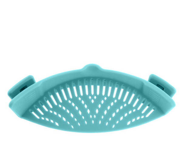 Silicone Saucepan Strainer Clip Liquid Draining Kitchen Utensil Colanders Strainers & Sifters
