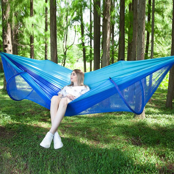 Fully Automatic Quick Opening Hammock With Mosquito Net Hammocks