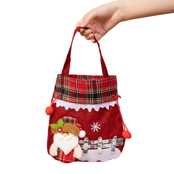 Christmas Apple Bag Snowman Gift Gift Bags
