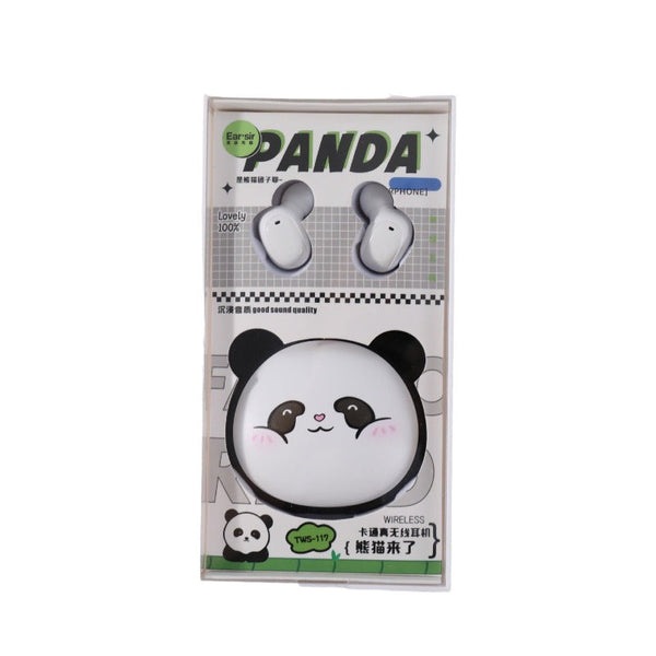Tws True Wireless Sports Running Bluetooth Random Panda Design Earbuds
