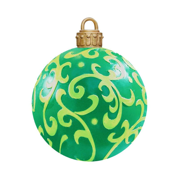 Giant Christmas Ornament Ball Outdoor Pvc 60Cm Inflatable Bauble Seasonal Decorations