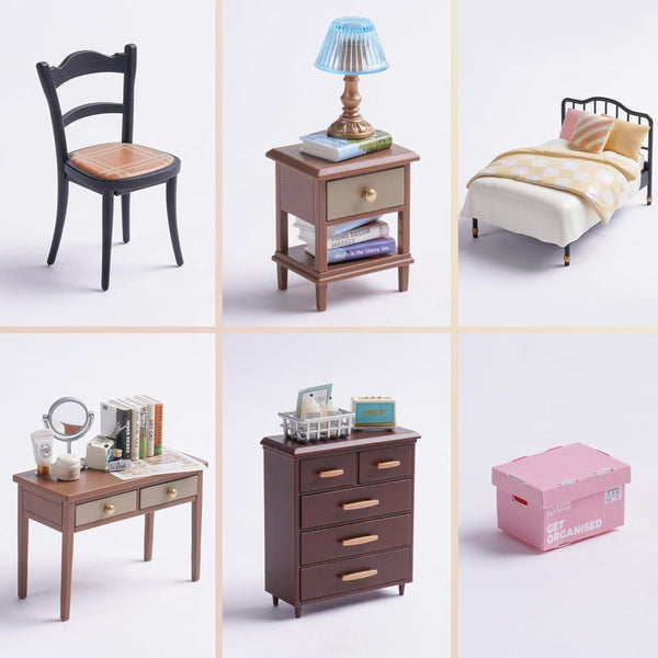 Robotime Rolife Sweet Dream Bedroom Miniature House Dolls Model Kit Doll Houses