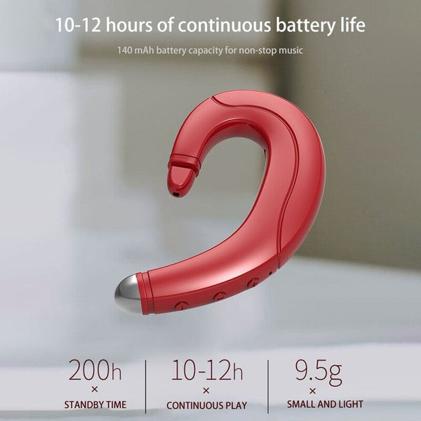 F88 Bluetooth 5.0 Headphones Business Wireless Earphone Handsfree Headset With Mic Earbuds Mini Smart Red Headsets