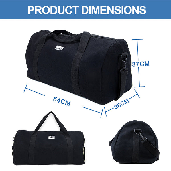 Large Capacity Portable Training Gym Bag Black Gym Bags