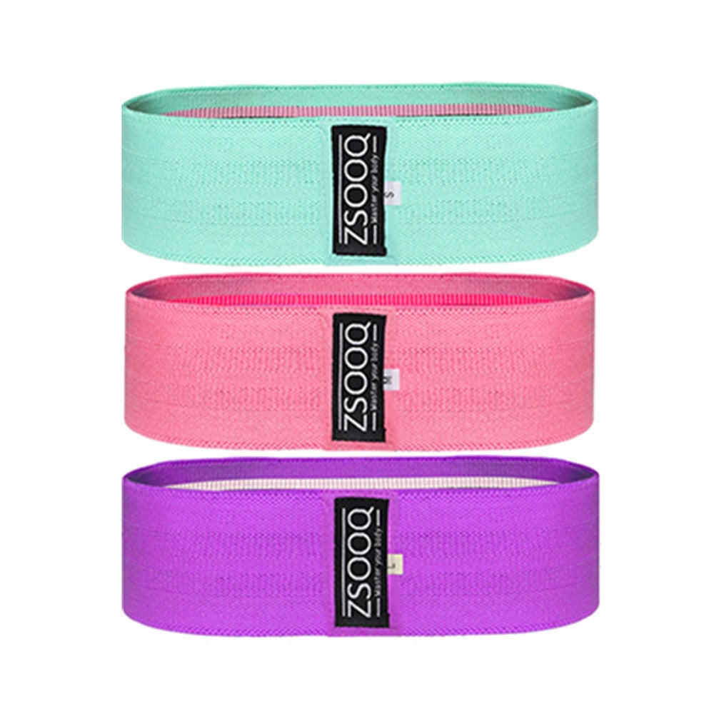 Fabric Booty Resistance Bands Hip Circle Exercise Cotton Thigh Butt Squat Fitness Rubber Elastic Workout Glute Loop Resistance Trainers
