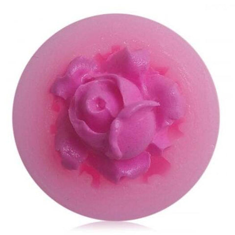 Facemile Rose Cake Fondant Diy Silicone Mold 1Pc Pink