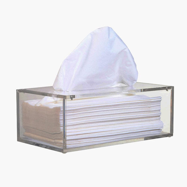 Transparent Acrylic Tissue Box Cover Modern Decor Tissue Box Covers