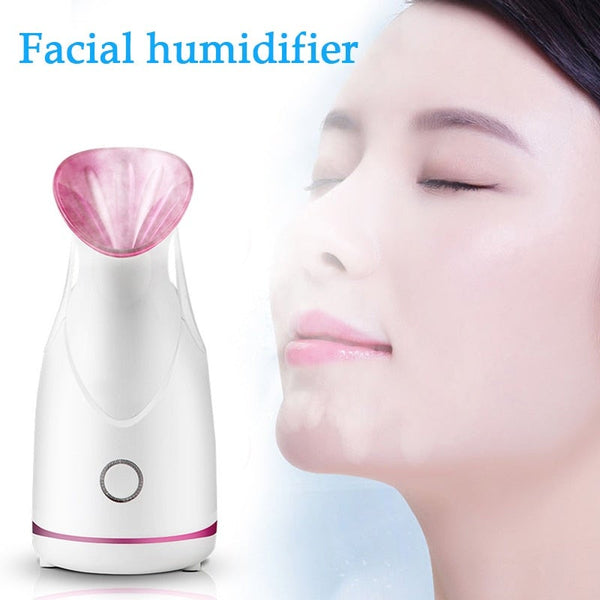Facial Face Steamer Deep Cleaner Mist Sprayer Spa Skin Humidifier Moisturizer