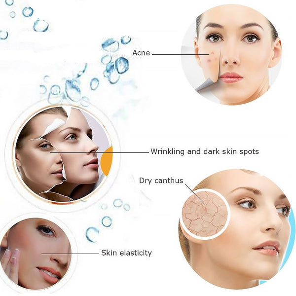 Facial Cleansing Devices Facial Face Steamer Deep Cleanser Mist Sprayer Spa Skin Vaporizer Purple