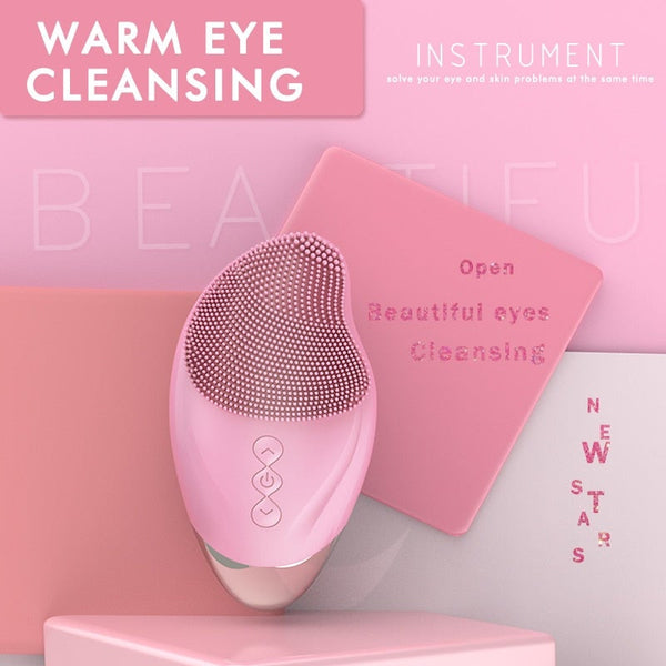 Facial Massager Cleansing Brush Eye Tool Face Cleaner Deep Cleaning Pores Skin Health Care Device Rechargeable