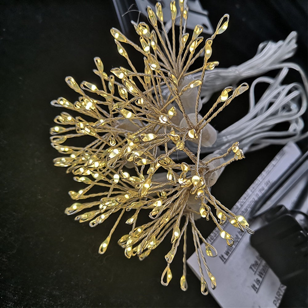 Fairy String Lights 10 Flower With 8 Lighting Modes Fireworks Lamp For Christmas Party Home Garden Decoration