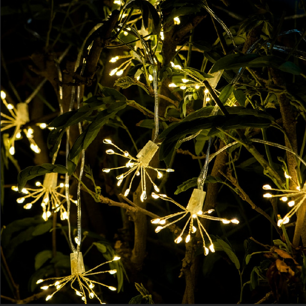 Fairy String Lights 10 Flower With 8 Lighting Modes Fireworks Lamp For Christmas Party Home Garden Decoration
