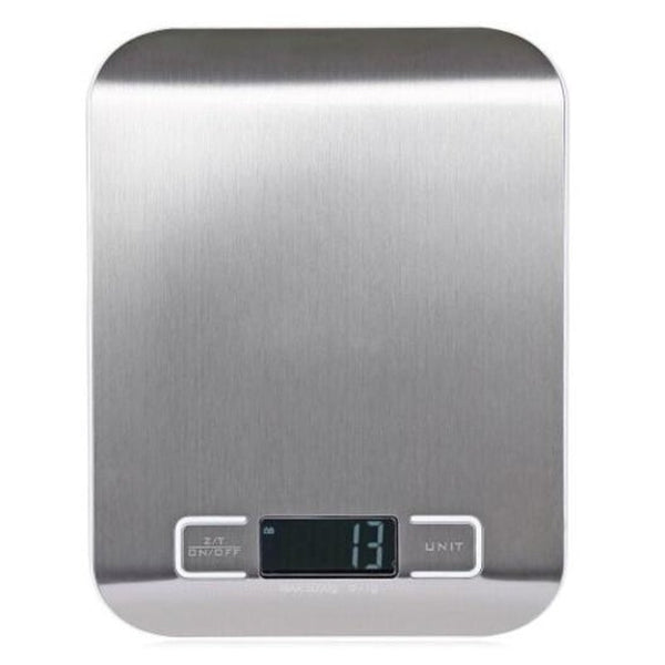 Famirosa 5000G / 1G Digital Lcd Electronic Scale Kitchen Tool Silver Kitchen Scales