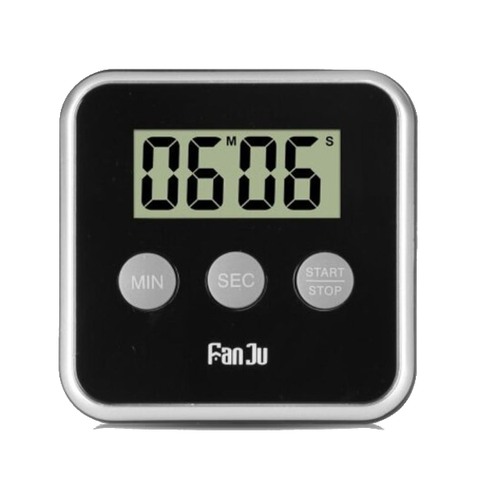 Fj231 Digital Kitchen Timer With Big Display Loud Alarm Foldable Stand Countdown
