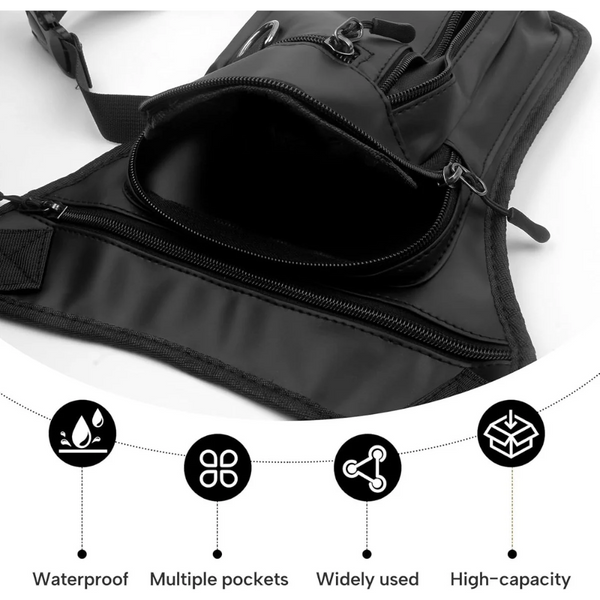 Fanny Pack Men's Women's Waterproof Tactical Leg Bag Multifunctional Motorcycle For And Travel Camping Running Cycling Waist Packs & Bags