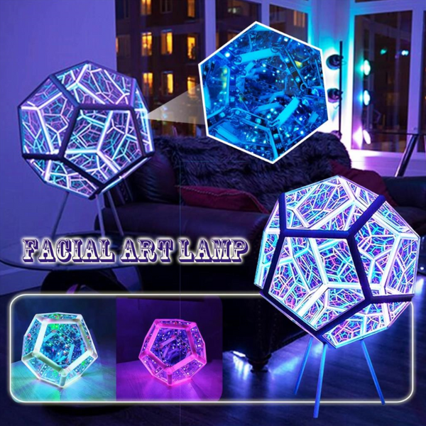 Fantasy Infinite Dodecahedron Colourful Artistic Night Light Lamp Night Lights